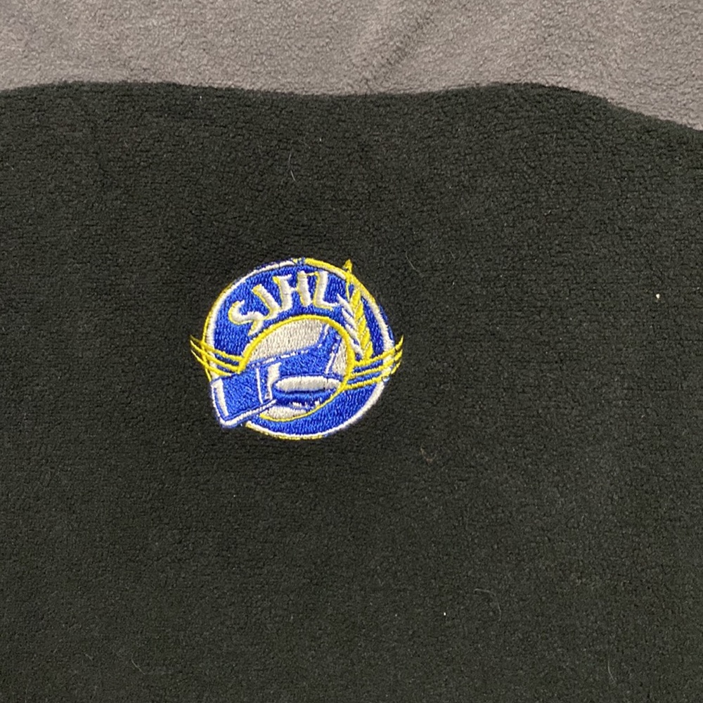 Team Alberta Hockey Lot Men’s Large/XL polo/golf shirt and 1/4 ZipTop X2 NHL WHL - Picture 6 of 15
